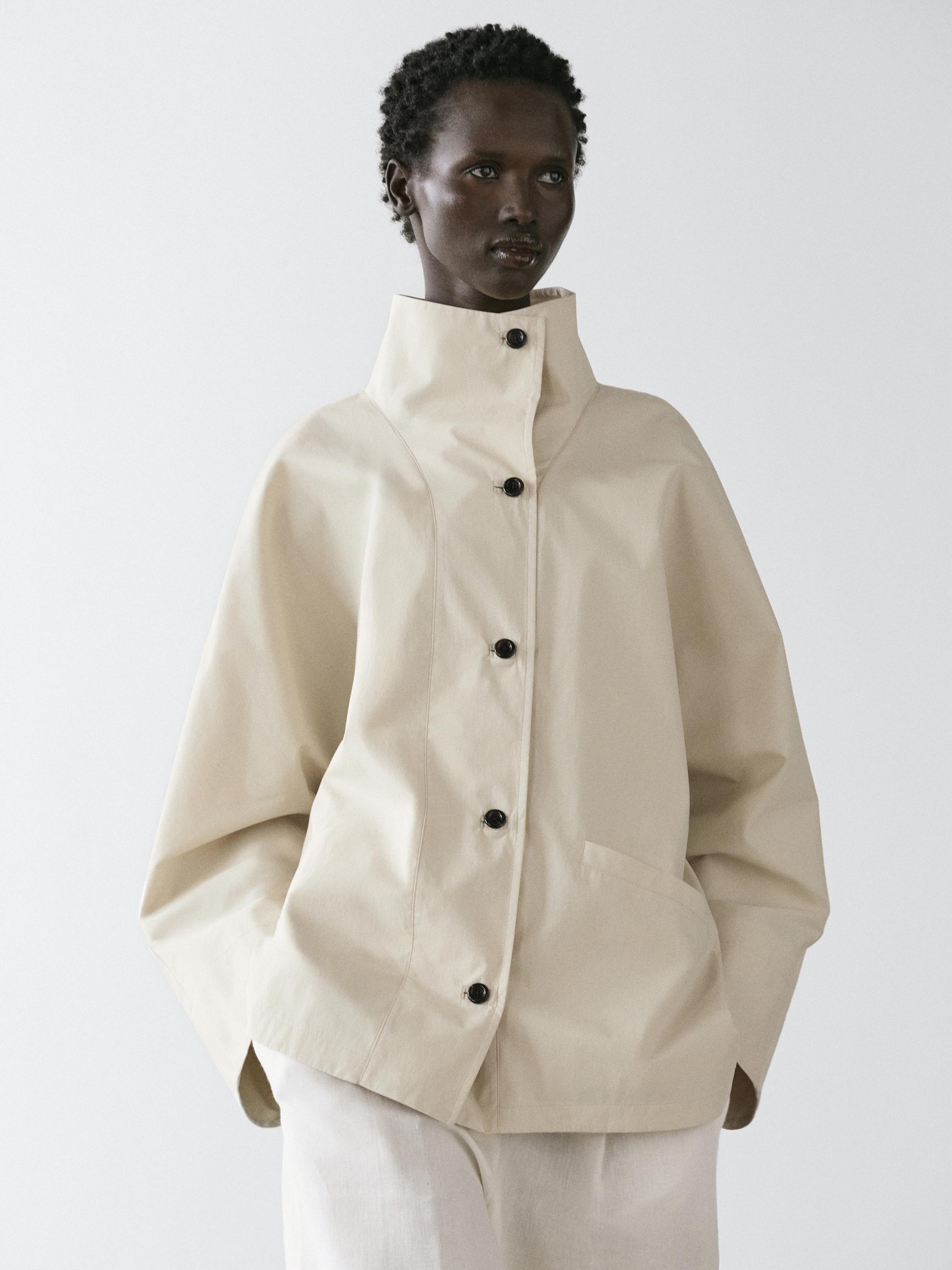 Veste à col montant